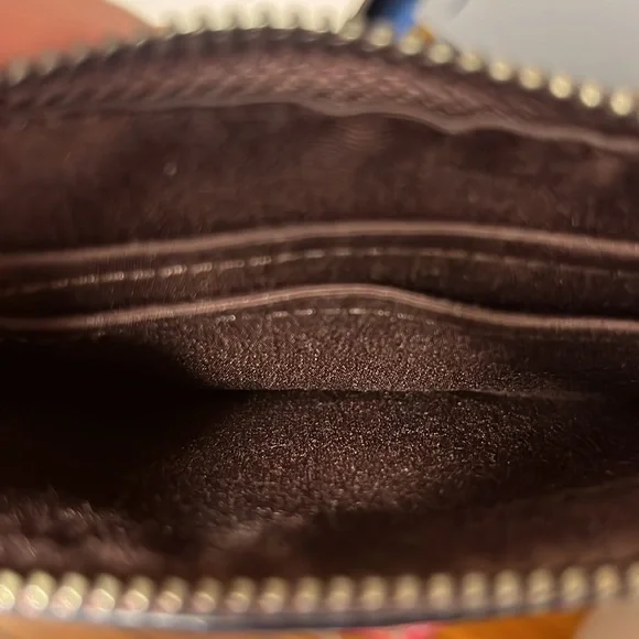 Coach NWOT burgundy wristlet - Picture 3 of 3